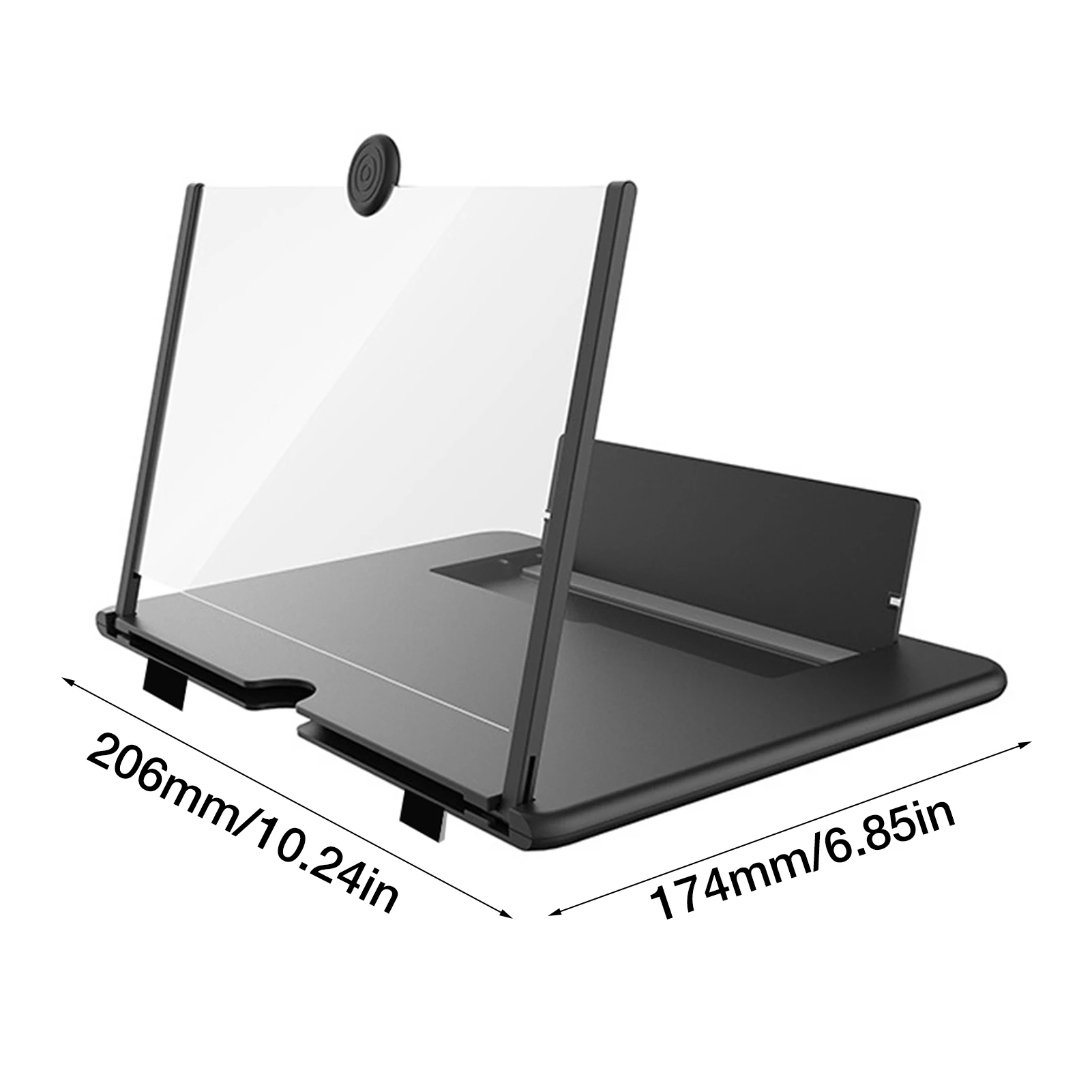 L16 16 inch Mobile Phone Screen Magnifier 3D Enlarger Magnifying  Amplifier Bracket Universal Foldable Desk Phone Holder Stand