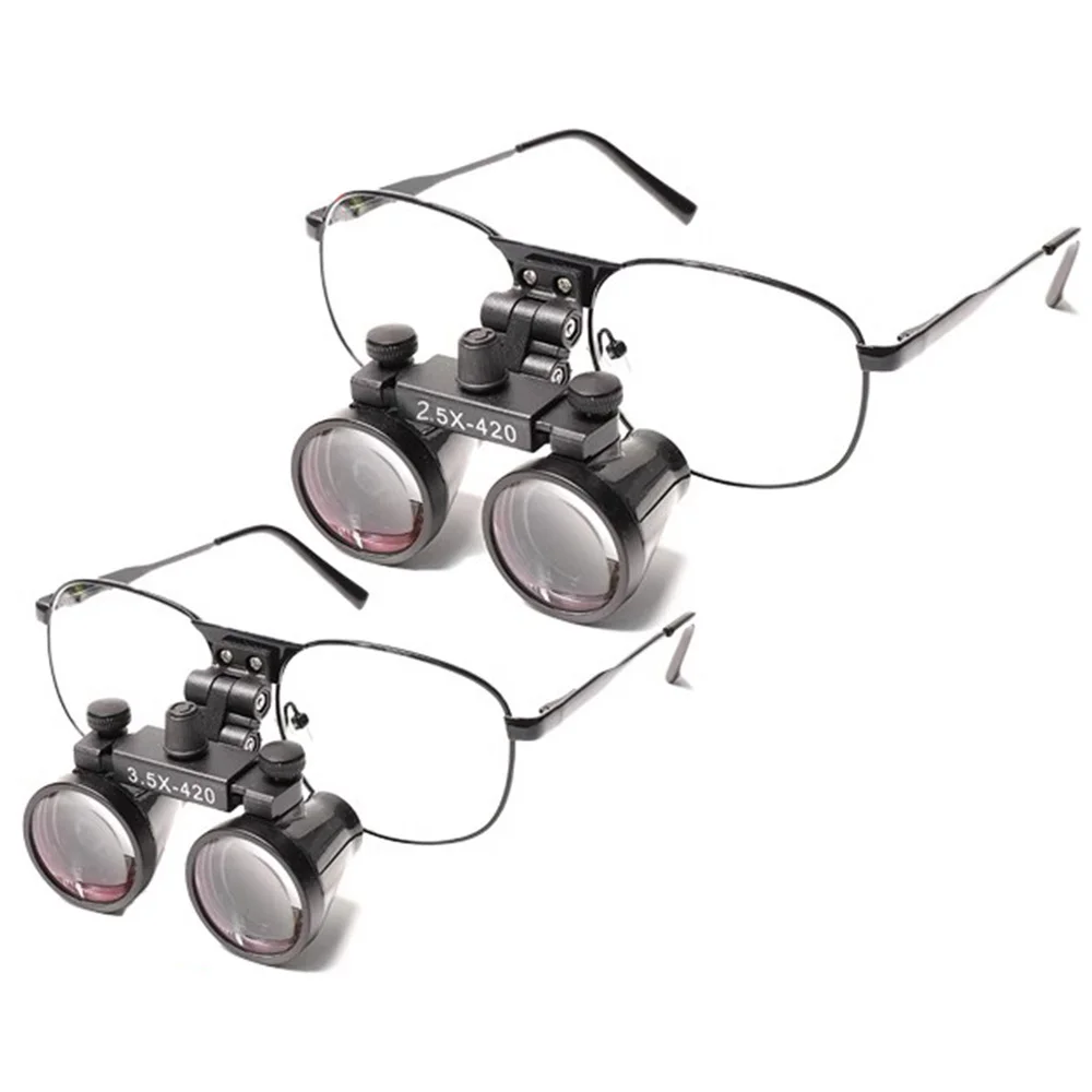 2.5X 3.5X Magnification Dental Loupes Metal Frame Medical Magnifier Dentist Glass Surgical Magnifying Glasses
