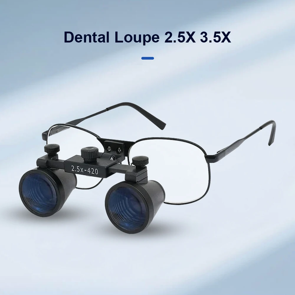 2.5X 3.5X Magnification Dental Loupes Metal Frame Medical Magnifier Dentist Glass Surgical Magnifying Glasses