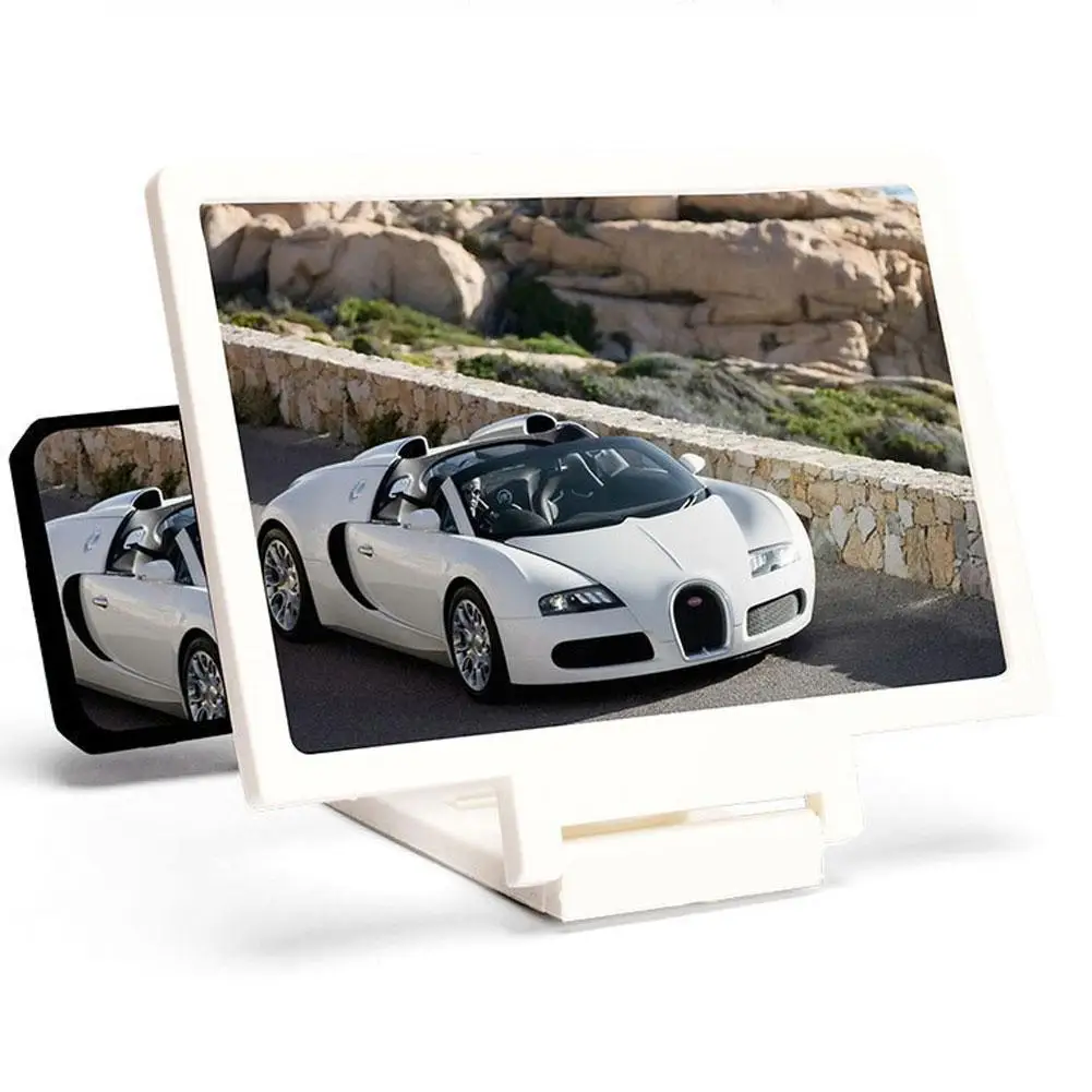 Screen Magnifier HD Screen Magnifying Glass Eye Protection Lightweight Portable Screen Enlarge Magnifier Phone Holder