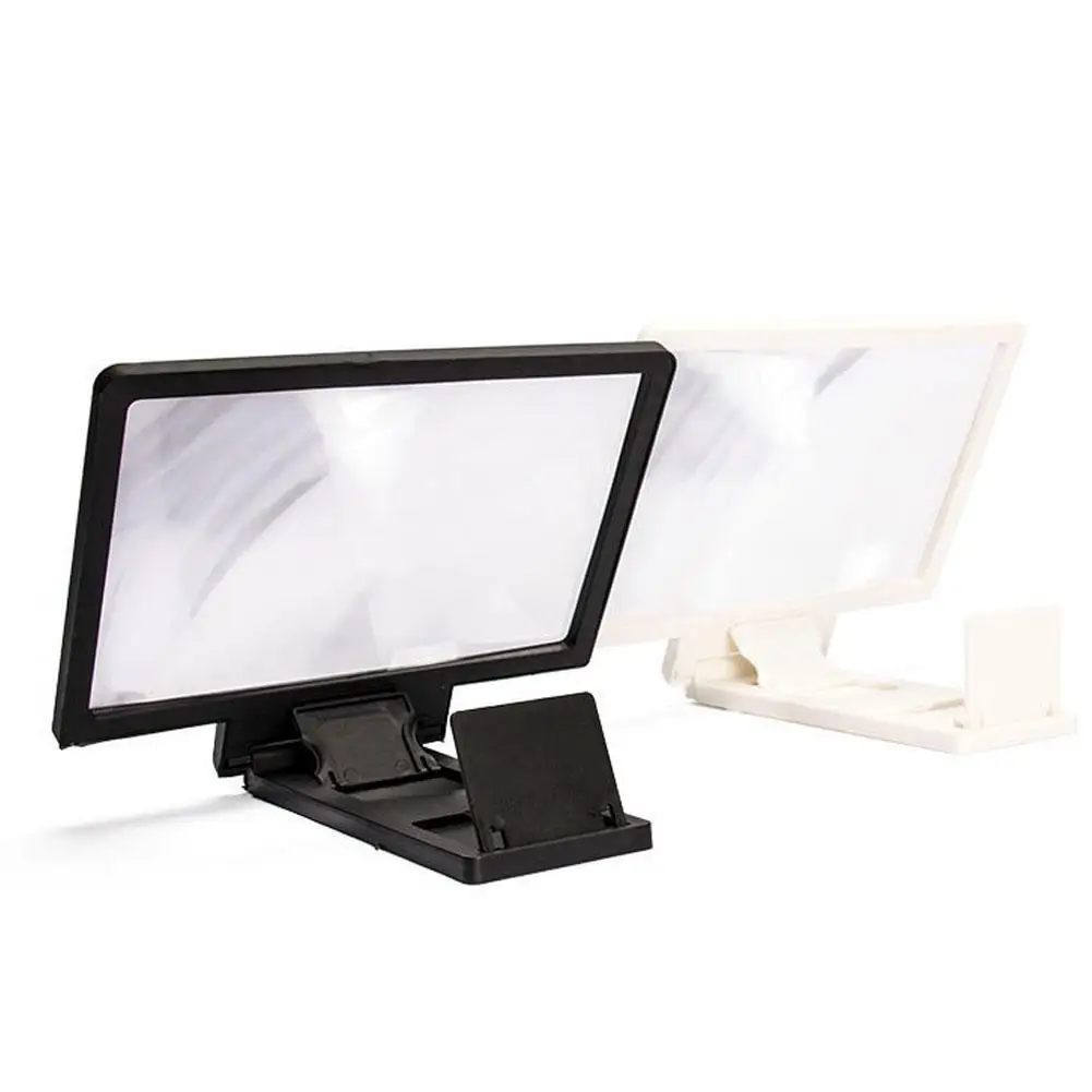 Screen Magnifier HD Screen Magnifying Glass Eye Protection Lightweight Portable Screen Enlarge Magnifier Phone Holder