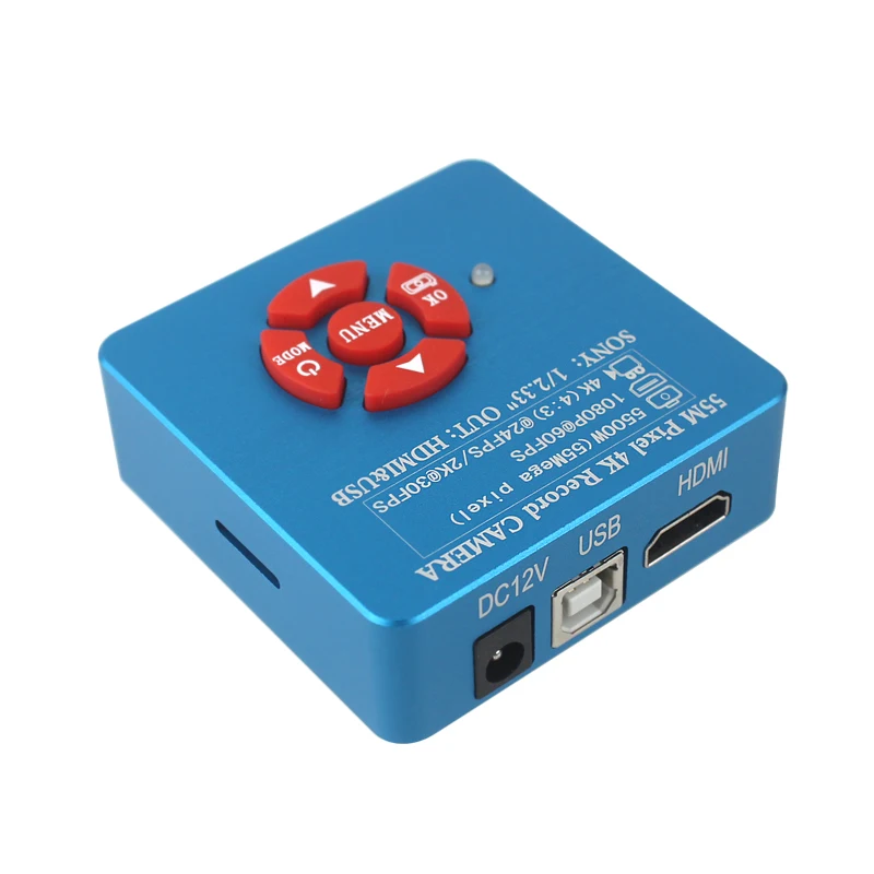 SONY 48MP 4K 1080P HDMI USB Digital Video Monocular Microscope Camera 130 Zoom C-Mount Lens For Phone PCB Soldering Repair Tools SONY 48MP 4K 1080P HDMI USB Digital Video Monocular Microscope Camera 130 Zoom C-Mount Lens For Phone PCB Soldering Repair Tools