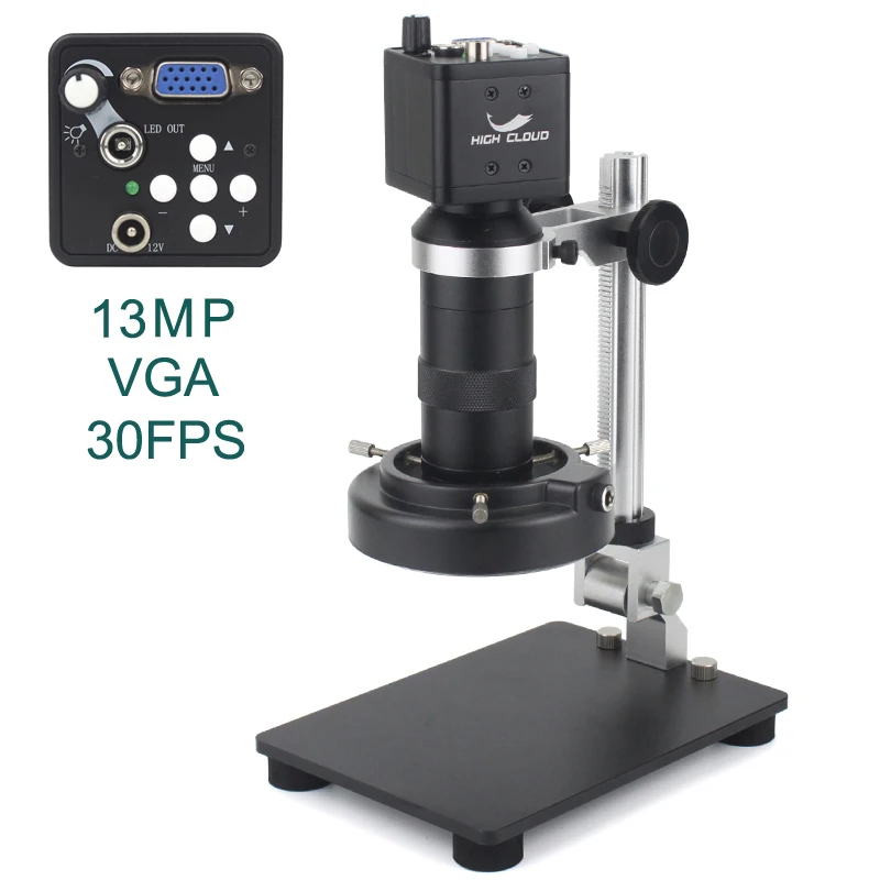 SONY 48MP 4K 1080P HDMI USB Digital Video Monocular Microscope Camera 130 Zoom C-Mount Lens For Phone PCB Soldering Repair Tools SONY 48MP 4K 1080P HDMI USB Digital Video Monocular Microscope Camera 130 Zoom C-Mount Lens For Phone PCB Soldering Repair Tools