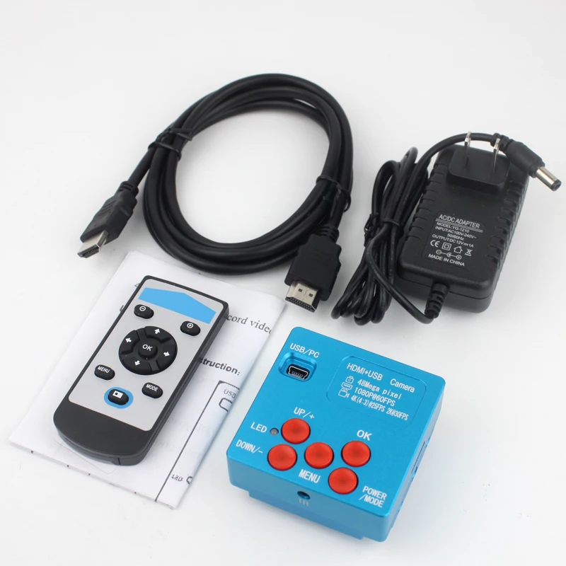 SONY 48MP 4K 1080P HDMI USB Digital Video Monocular Microscope Camera 130 Zoom C-Mount Lens For Phone PCB Soldering Repair Tools SONY 48MP 4K 1080P HDMI USB Digital Video Monocular Microscope Camera 130 Zoom C-Mount Lens For Phone PCB Soldering Repair Tools