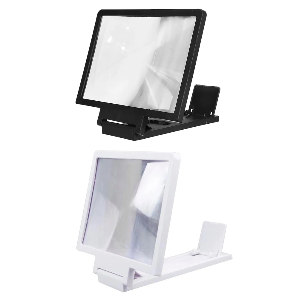 3D Mobile Phone Screen Magnifier HD Amplifying Stand Folding Smartphone Holder Magnifying Glass Smartphone Holder
