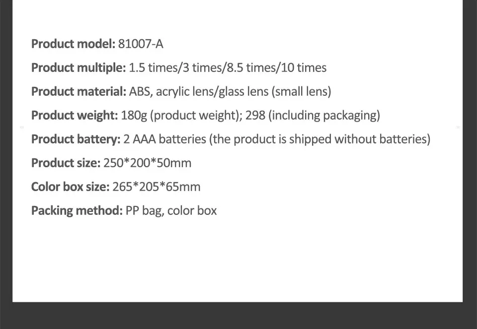 Head-Mounted Magnifier LED Illumination 1.5X 3X 8.5X 10X Helmet Style Magnifying Glass Jewelry Watch Maintenance Read Magnifier