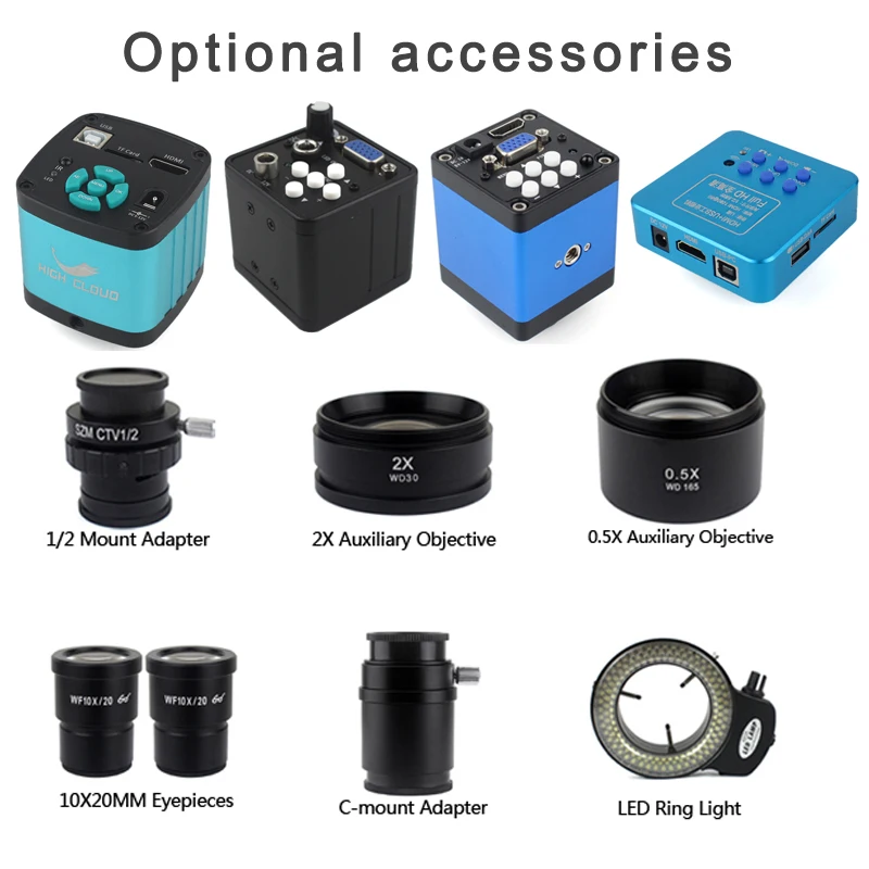 3.5X-90X Simul-Focal Stereo Trinocular Microscope 4K 2K 48MP 1080P HDMI USB Digital Video Camera For PCB Phone Soldering Repair 3.5X-90X Simul-Focal Stereo Trinocular Microscope 4K 2K 48MP 1080P HDMI USB Digital Video Camera For PCB Phone Soldering Repair