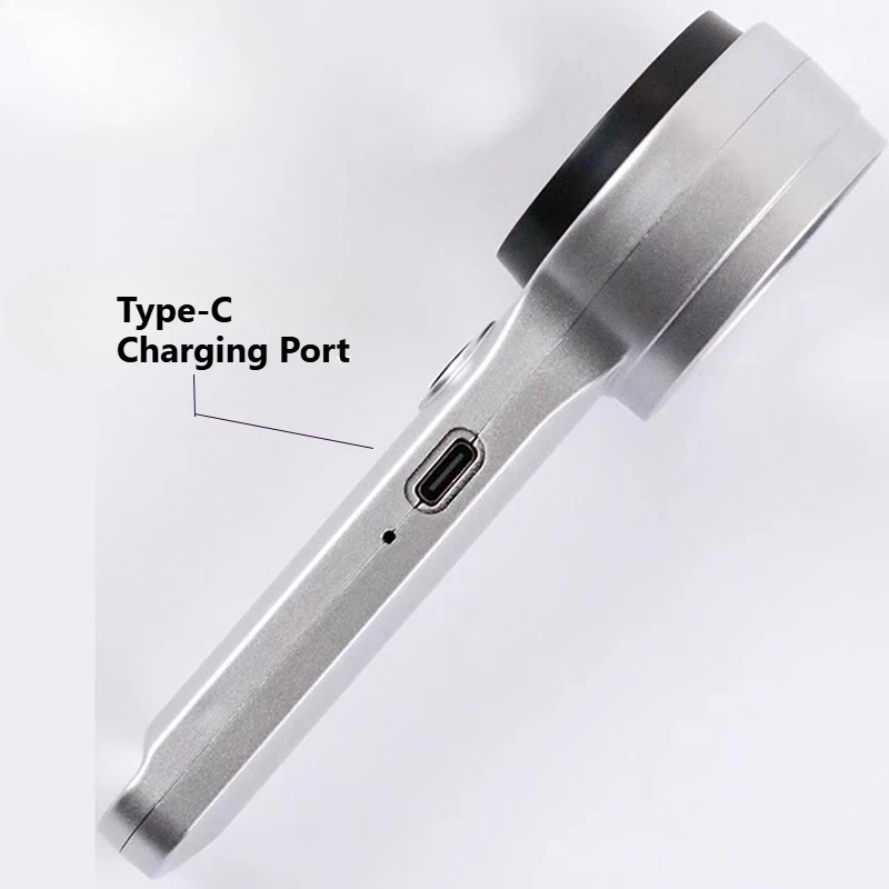 60X HD Magnifying Glass with UV Purple Light LED - Rechargeable for Jewelry, Antiques Reading, Electronics Repair for Seniors