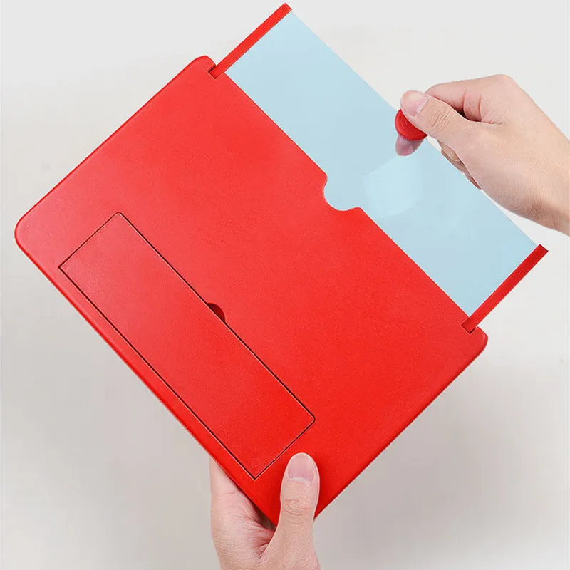 3D Mobile Screen Enlarger Universal Phone Video Amplifier Holder Red Phone Screen Magnifier Acrylic Mobile Screen Amplifier