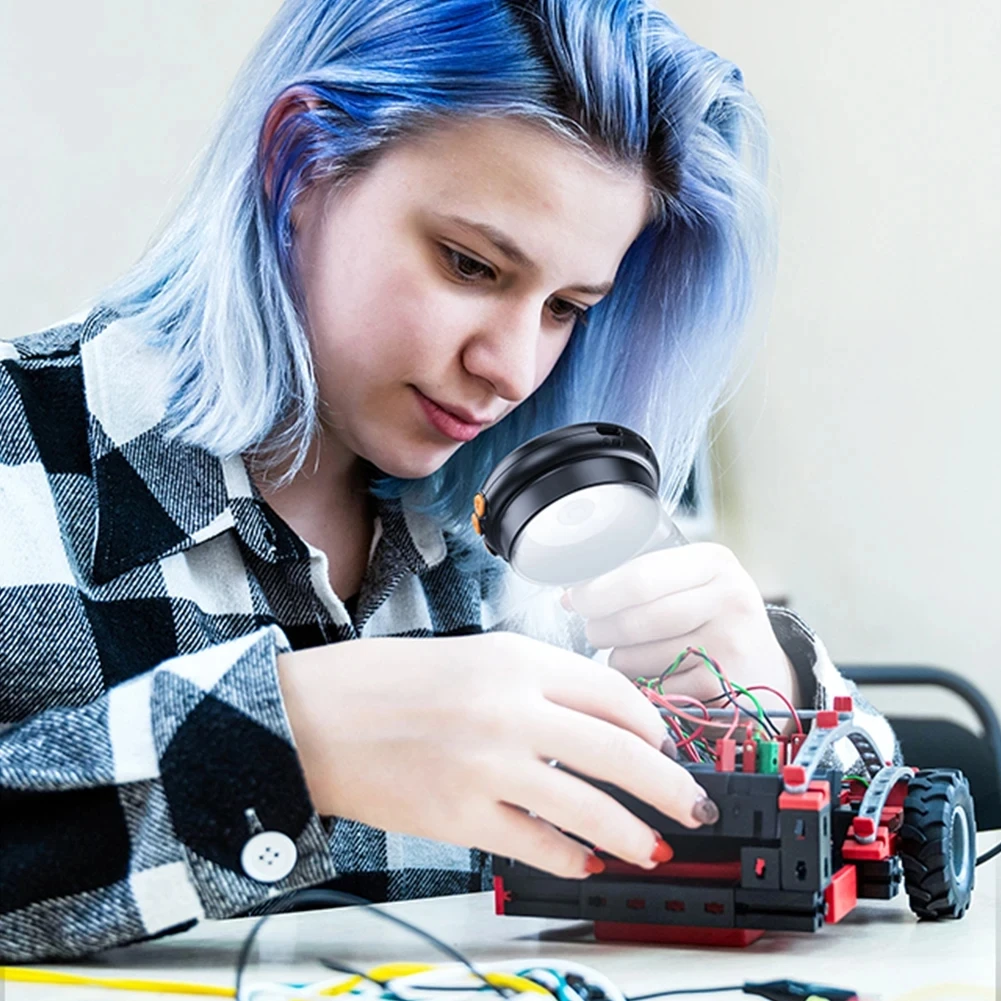  500X Magnification Digital Handheld Microscope HD Electronic Coin Magnifier 2Inch IPS Screen for Jewelry Watch Repair Type C