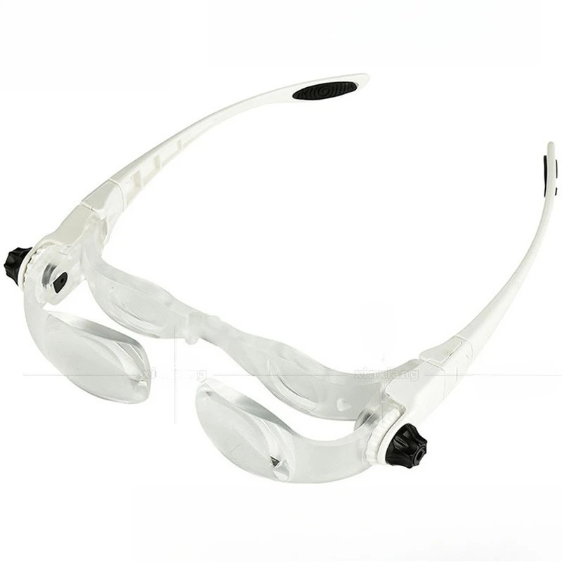 1PC 1.5X-3.8X/2X-4X Zoom Mobile Phone Glasses Magnifying Glass Cellphone Screen Wearing Magnifier with Phone Holder
