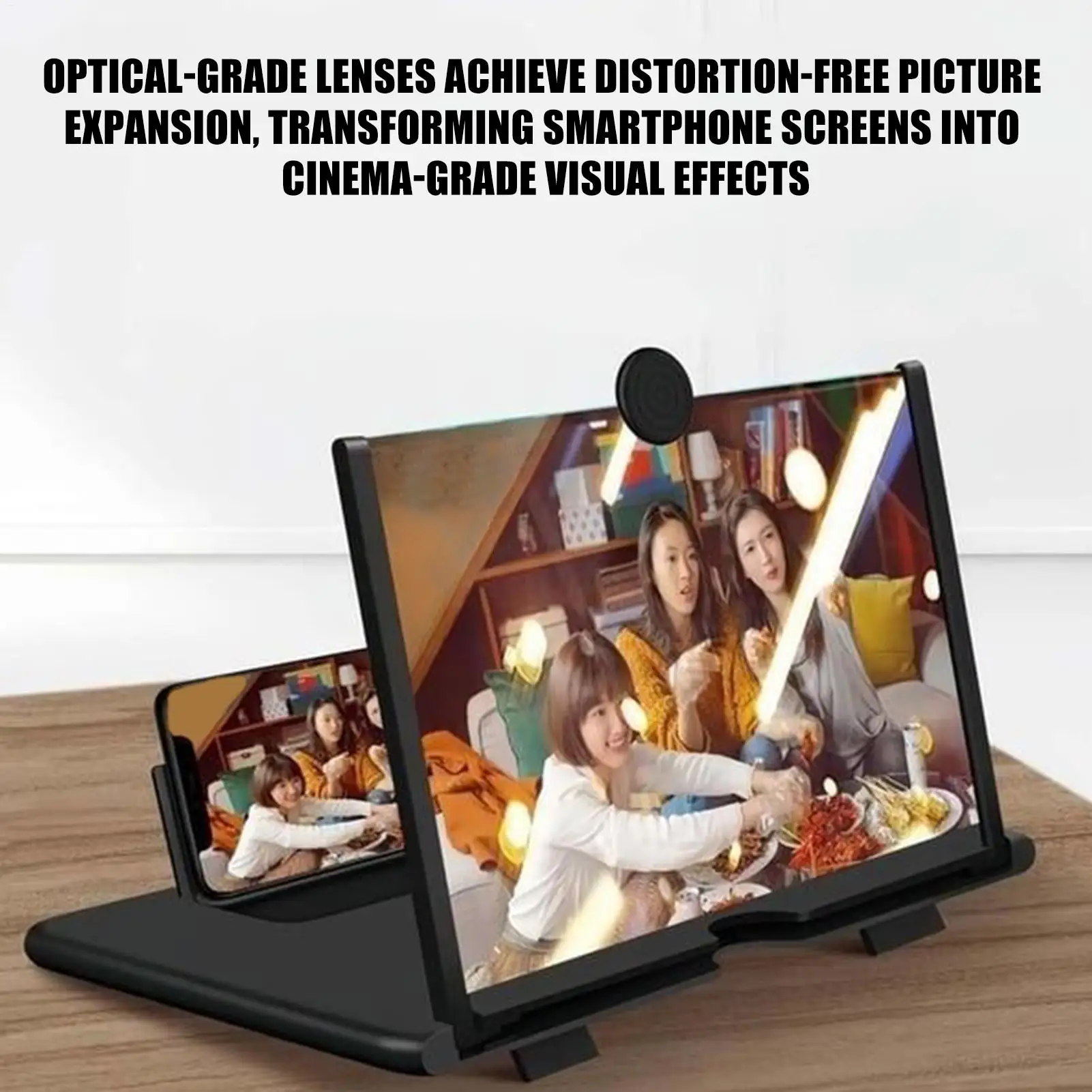 10 Inch HD Phone Screen Magnifier Portable Foldable Movie Video Amplifier for Smartphones, Mini Personal Cinema Enlarger