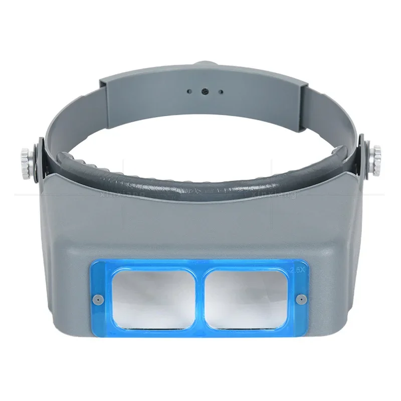 Tungfull Headband Magnifier Head-mounted Hands Free Magnifying Glasses Loupe Visor For Electronics Watch Repair Jewelry