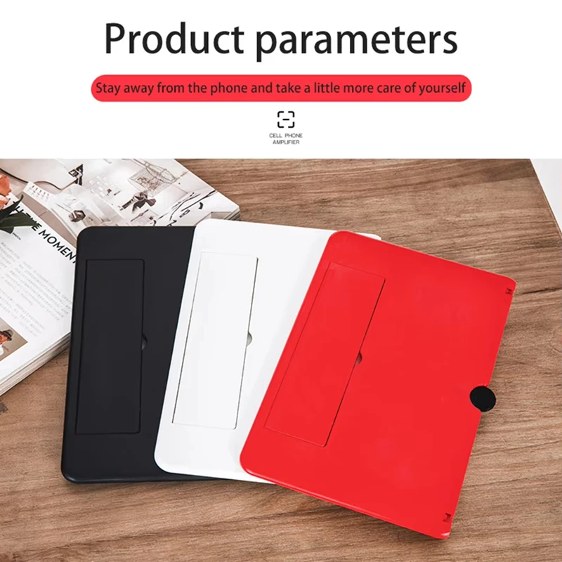 10/12In Mobile Phone Magnifier Ultra-HD Screen Magnifier for Easy TV Viewing Orientation Full-Screen Mobile Phone Magnification