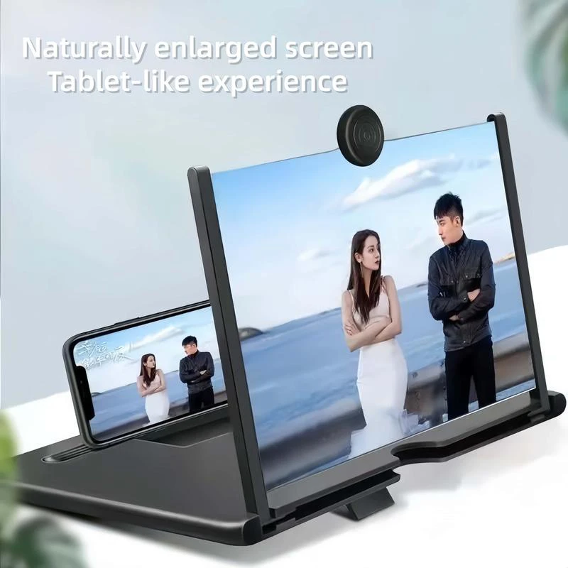 10/12In Mobile Phone Magnifier Ultra-HD Screen Magnifier for Easy TV Viewing Orientation Full-Screen Mobile Phone Magnification