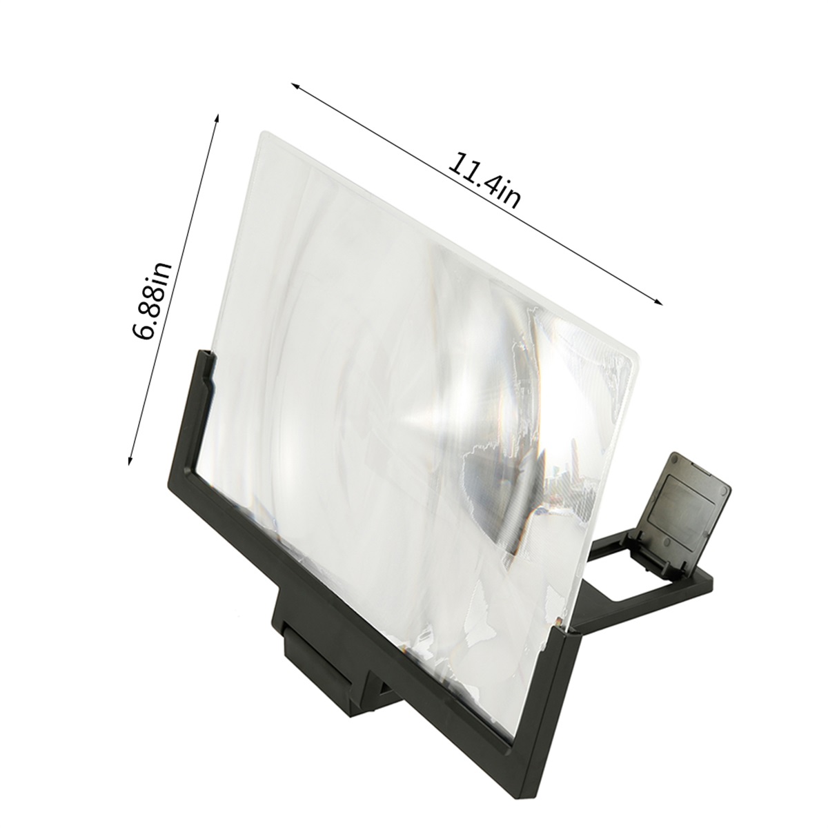 14 Inch Mobile Phone Screen Amplifier 3D Magnifying Glass Stand Magnifier HD Video Amplifier Phone Stand Enlarged Screen Bracket