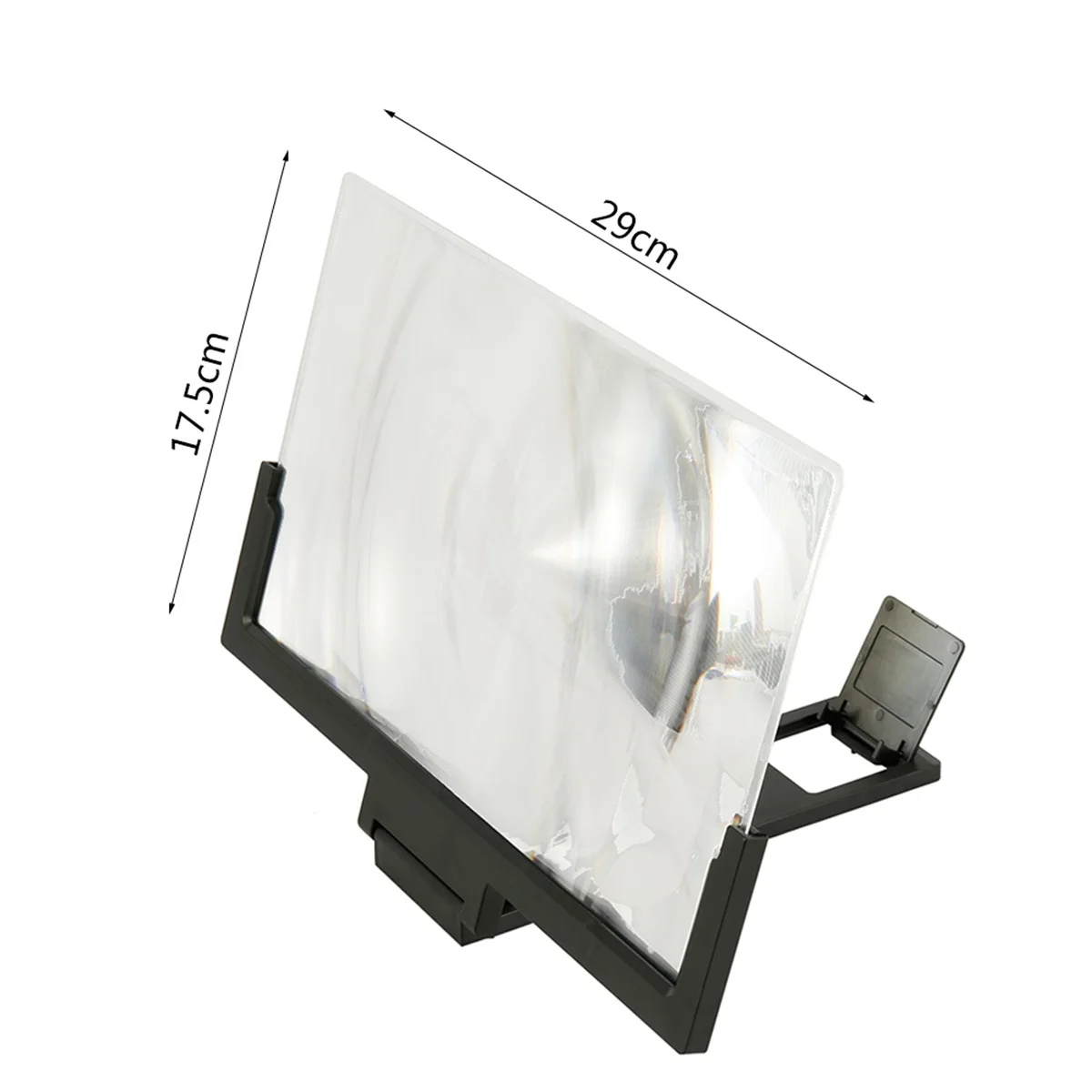 14 Inch Mobile Phone Screen Amplifier 3D Magnifying Glass Stand Magnifier HD Video Amplifier Phone Stand Enlarged Screen Bracket