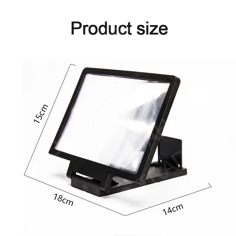 NEW 3D Screen Amplifier Mobile Phone HD Screen Video Glass Stand Magnifier For Phone Enlarged Screen Phone Stand Bracket