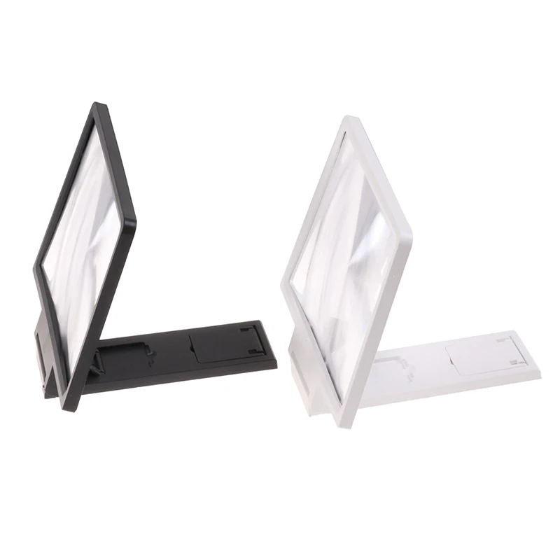 1PC Mobile phone screen amplifier 3D HD TV magnifier foldable desktop mobile phone bracket