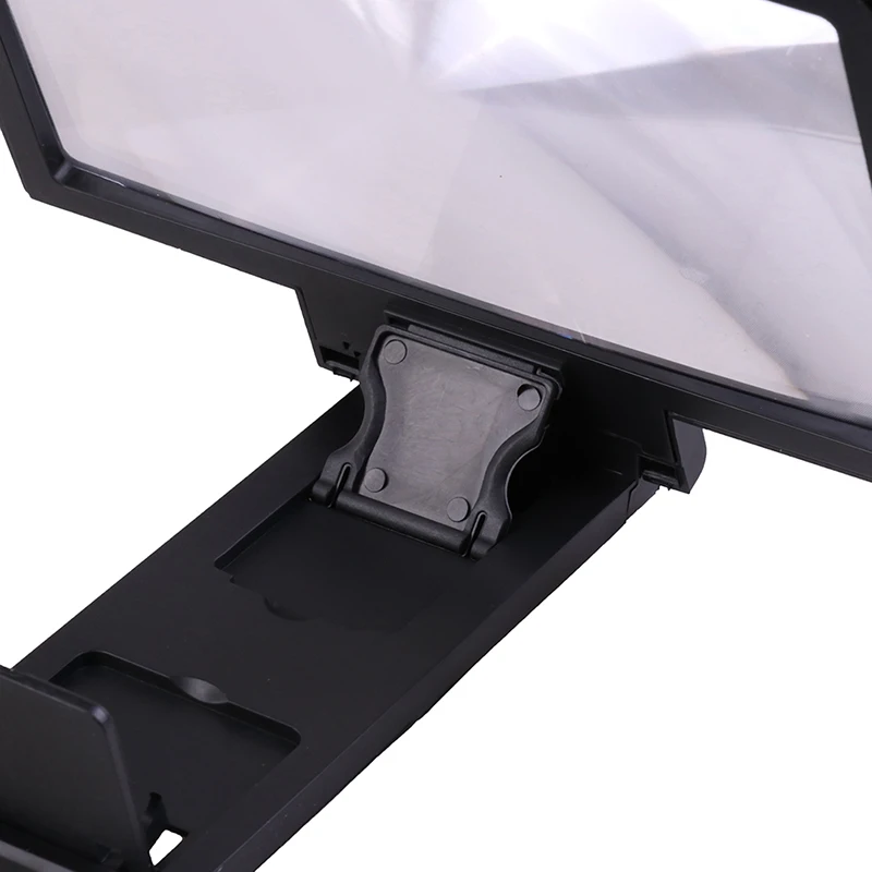 1PC Mobile phone screen amplifier 3D HD TV magnifier foldable desktop mobile phone bracket