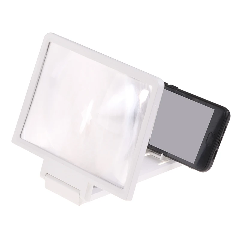 1PC Mobile phone screen amplifier 3D HD TV magnifier foldable desktop mobile phone bracket