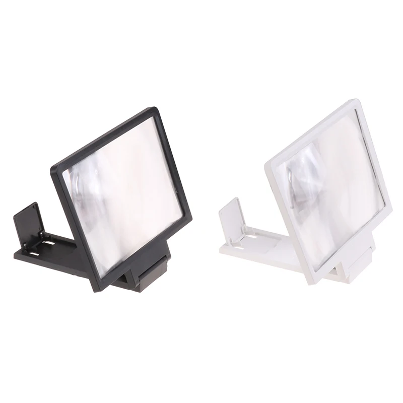 1PC Mobile phone screen amplifier 3D HD TV magnifier foldable desktop mobile phone bracket