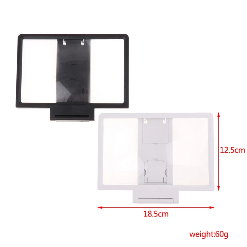1PC Mobile phone screen amplifier 3D HD TV magnifier foldable desktop mobile phone bracket