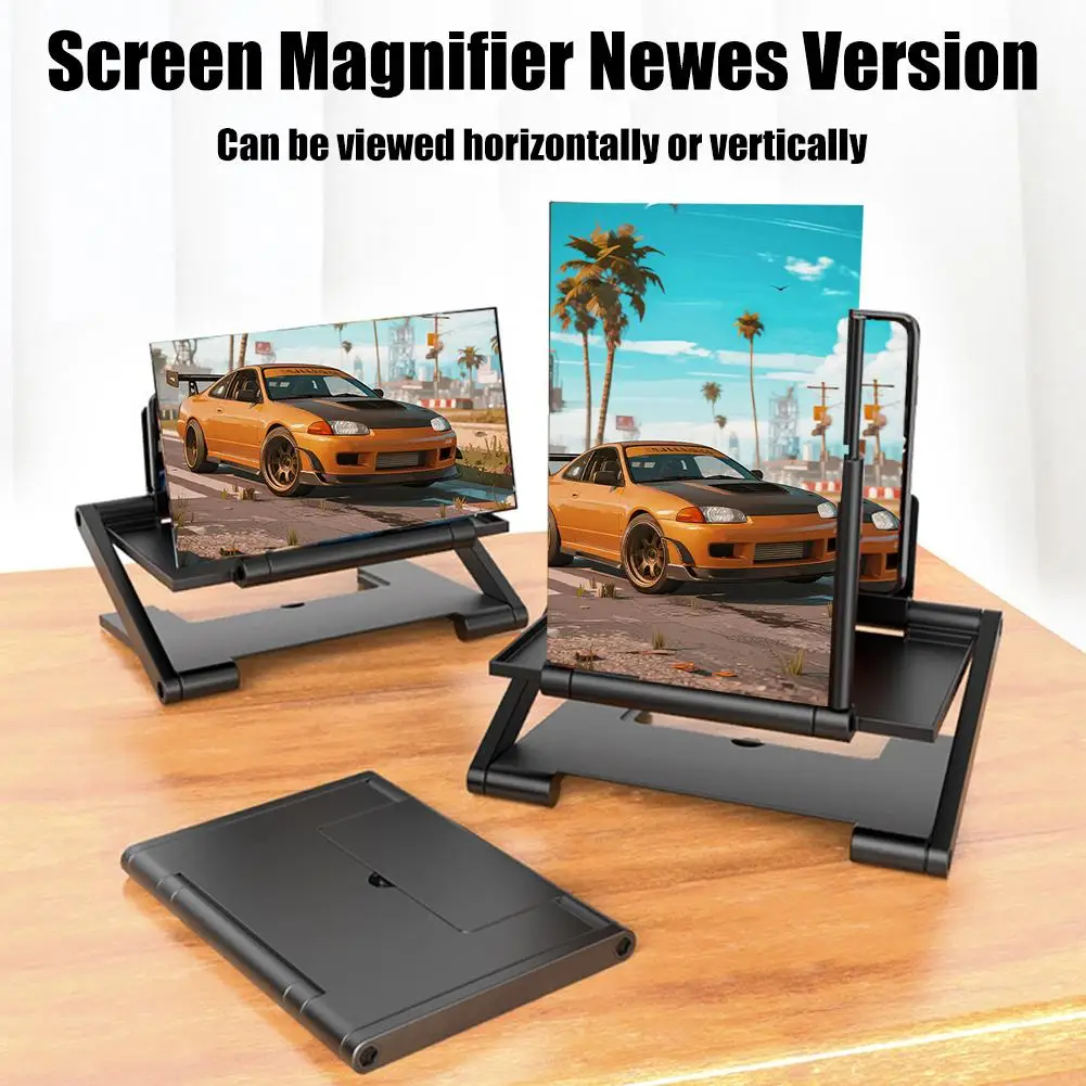 3D Screen Amplifier Mobile Phone Screen Video Magnifier HD Expander Projector Phone Display Magnifying Bracket Screen Enlarge
