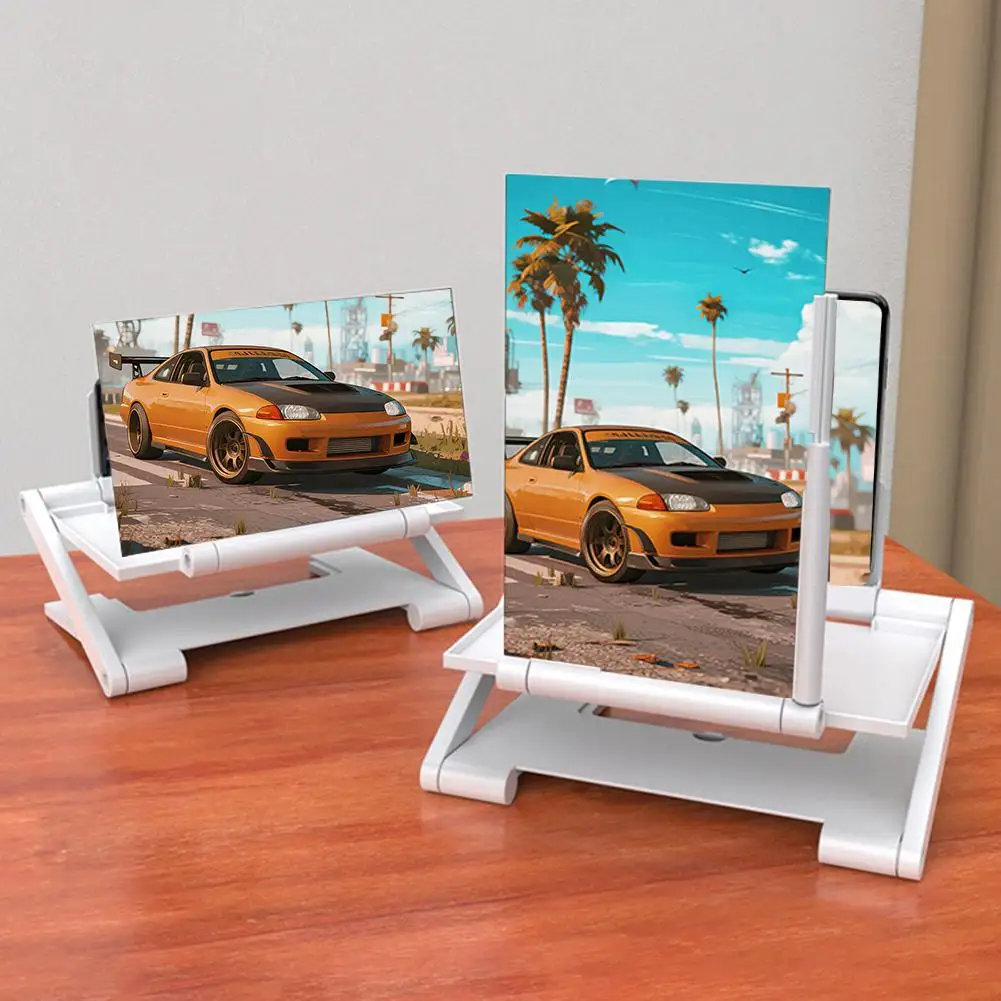 3D Screen Amplifier Mobile Phone Screen Video Magnifier HD Expander Projector Phone Display Magnifying Bracket Screen Enlarge
