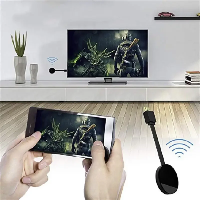 Wireless Same Screen Device Mobile Phone Laptop Computer WiFi HD HDMI Projector Video Magnifier Smartphone Android iOS Device