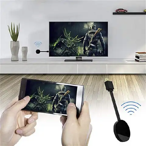 Wireless Same Screen Device Mobile Phone Laptop Computer WiFi HD HDMI Projector Video Magnifier Smartphone Android iOS Device