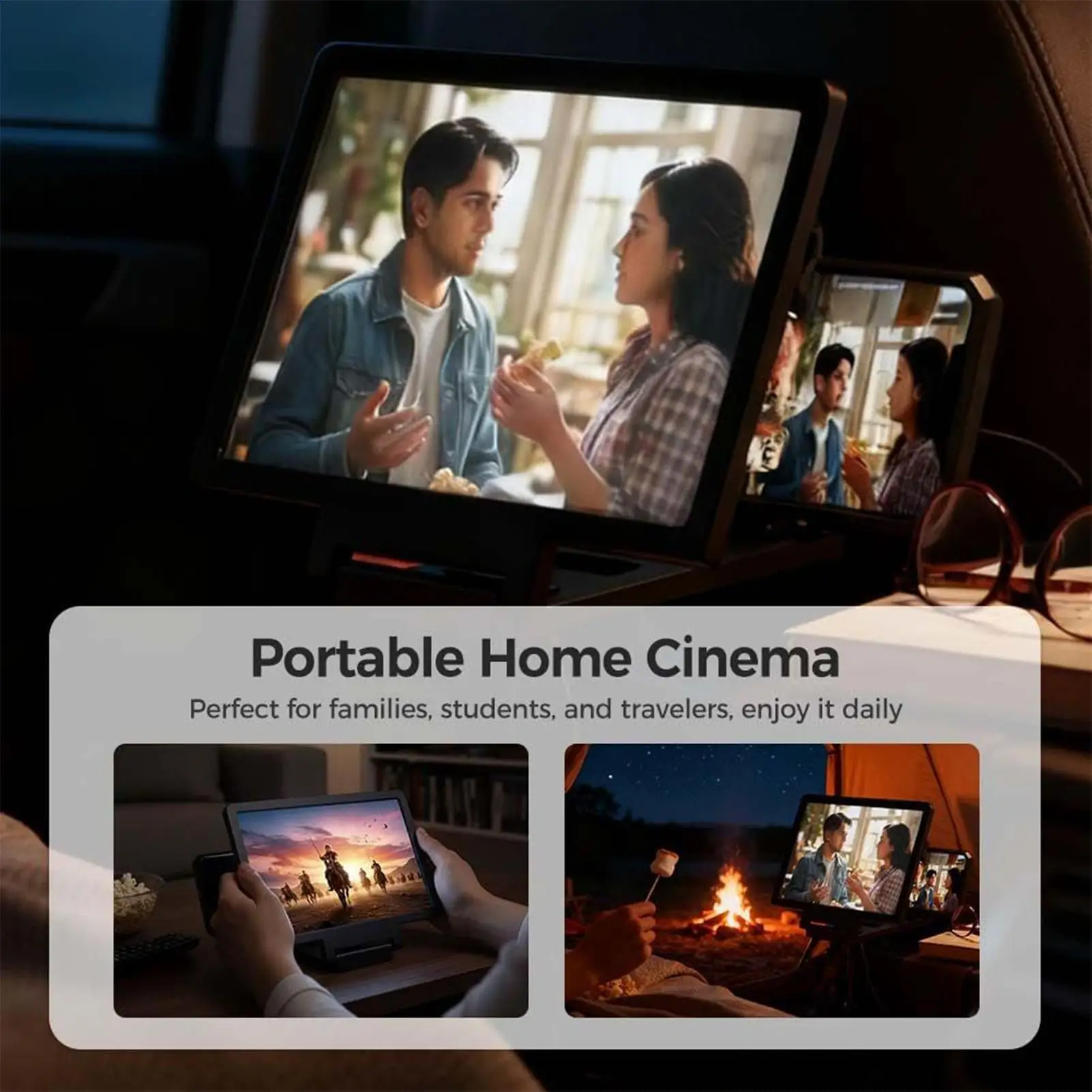 1PC Mobile Phone Amplifier HD Screen Magnifying Glass Anti Blue Light And Eye Protection Multi Functional Amplifier For Phone