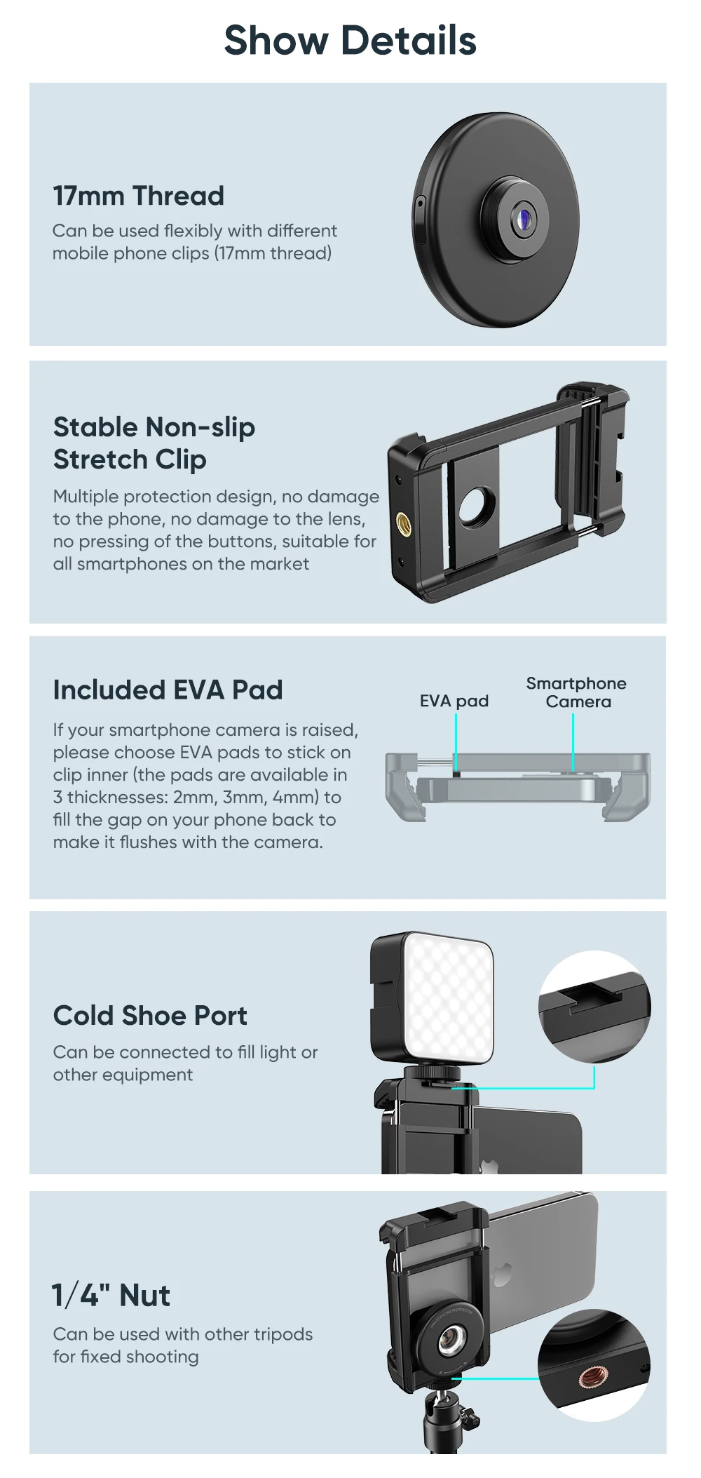 APEXEL HD Portable 100X Microscope Lens for Mobile Phone Magnifier Macro Phone Lens With CPL Filter Universal Clip Smartphones