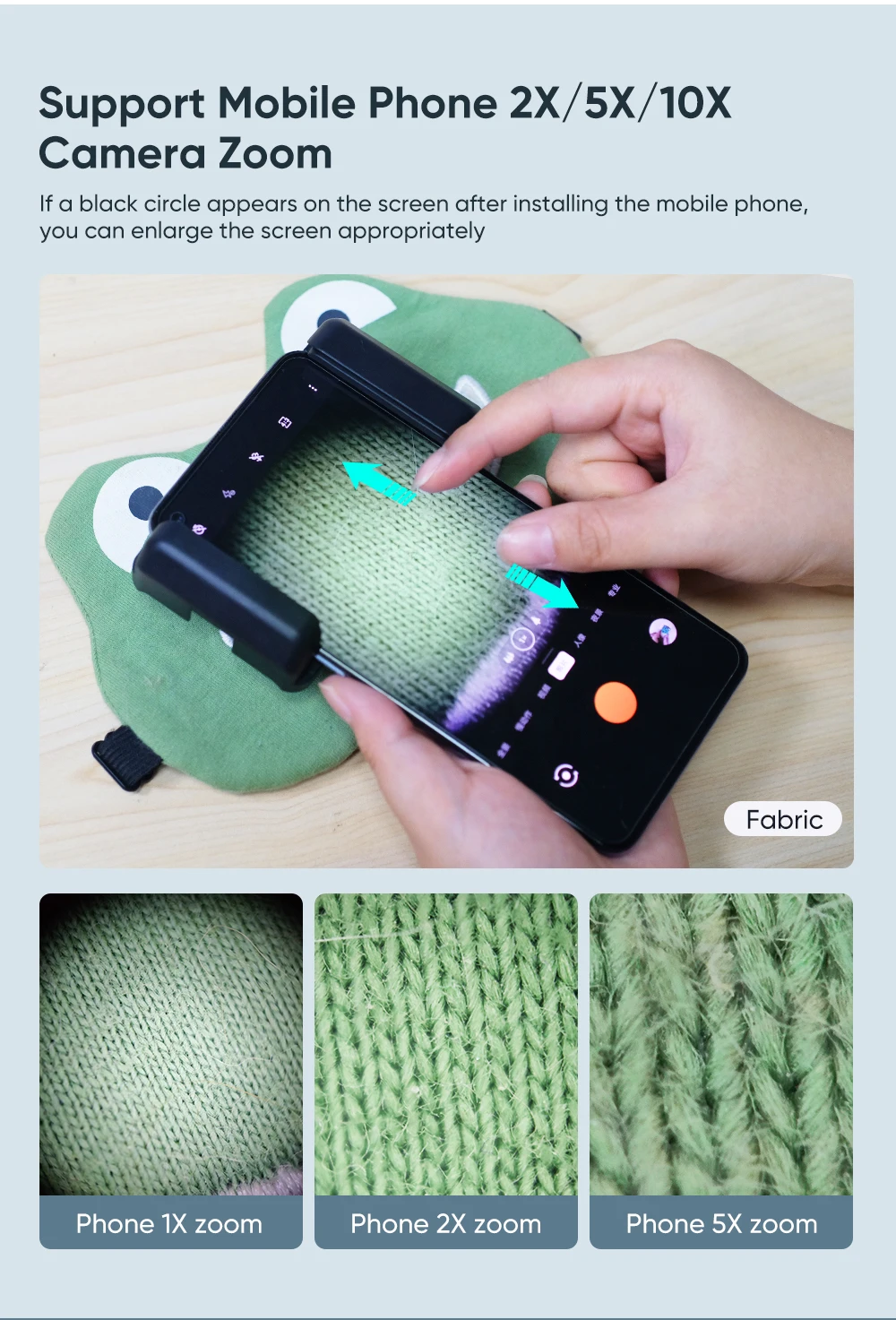 APEXEL HD Portable 100X Microscope Lens for Mobile Phone Magnifier Macro Phone Lens With CPL Filter Universal Clip Smartphones