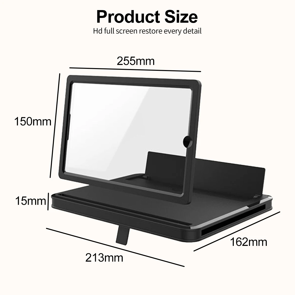 New 10 Inch Hd Screen Amplifier Mobile Phone Screen Video Magnifier for Phone Holder Enlarged Screen Phone Stand Bracket