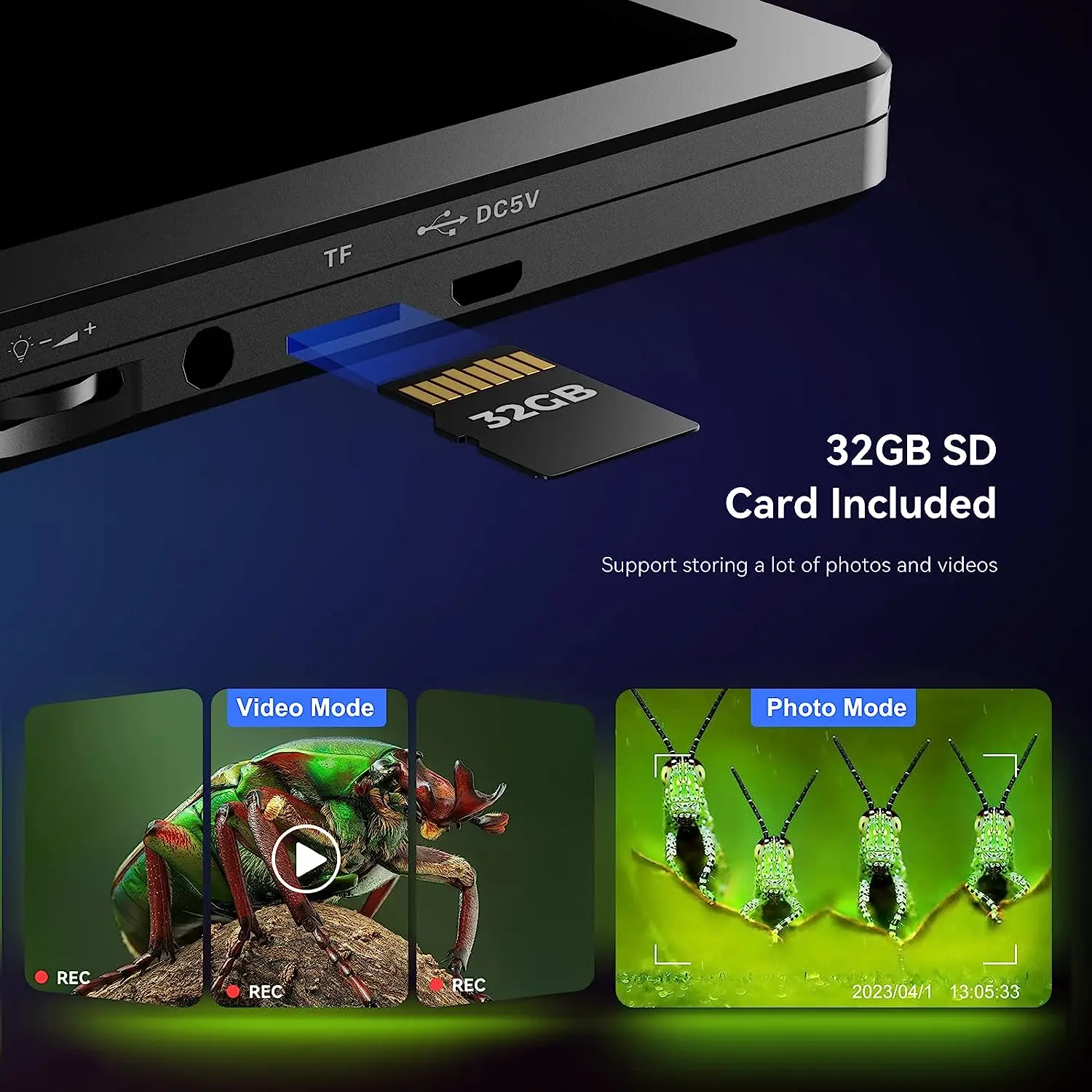 TOMLOV DM9 Digital USB Electronic Microscope 1080P 7