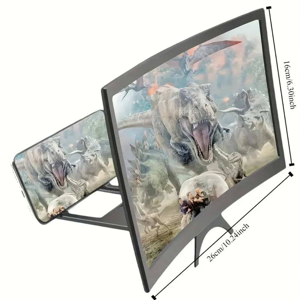 Screen Amplifier Mobile Phone Large Screen Amplifier Curved Screen Enlarged Screen Bracket Video Magnifier Holder Phone Holders