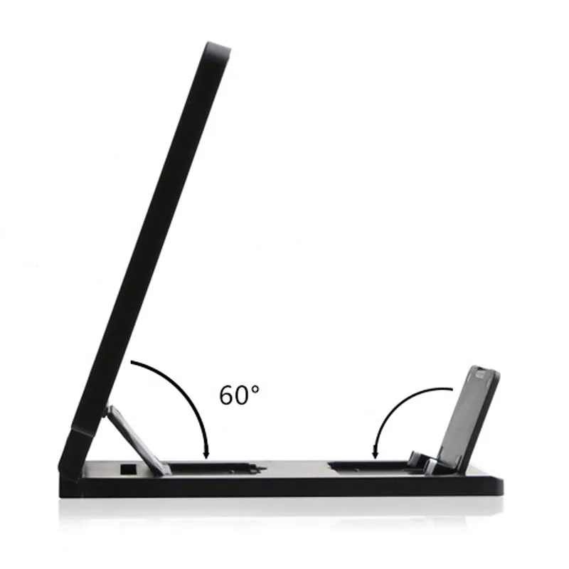 3D Screen Amplifier New Upgrade Phones Screen Curved Amplifier HD Screen Video Glass Stand Magnifier Movie TV Screen Amplifier