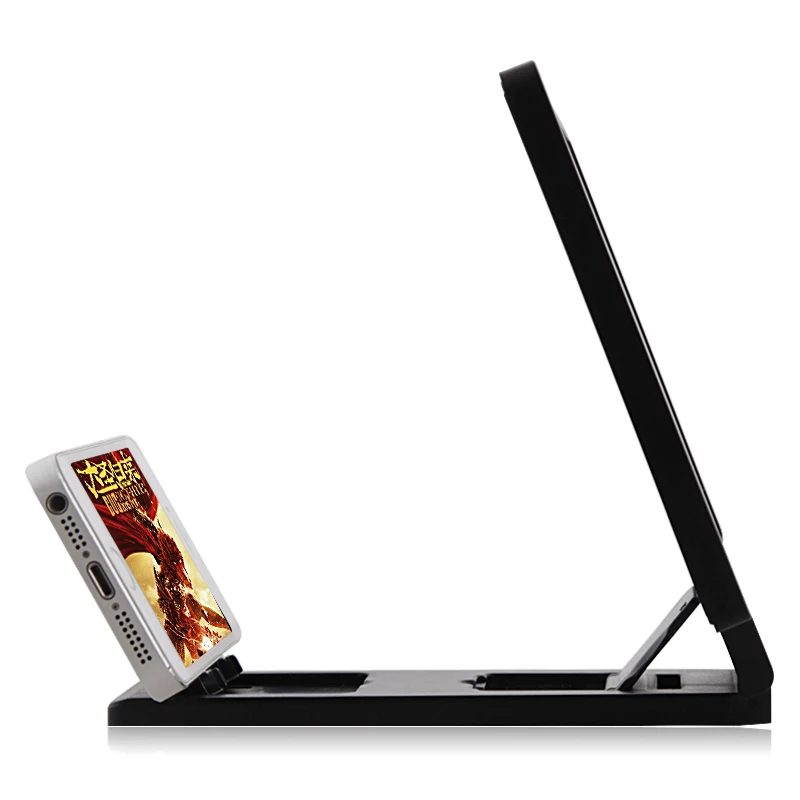 3D Screen Amplifier New Upgrade Phones Screen Curved Amplifier HD Screen Video Glass Stand Magnifier Movie TV Screen Amplifier