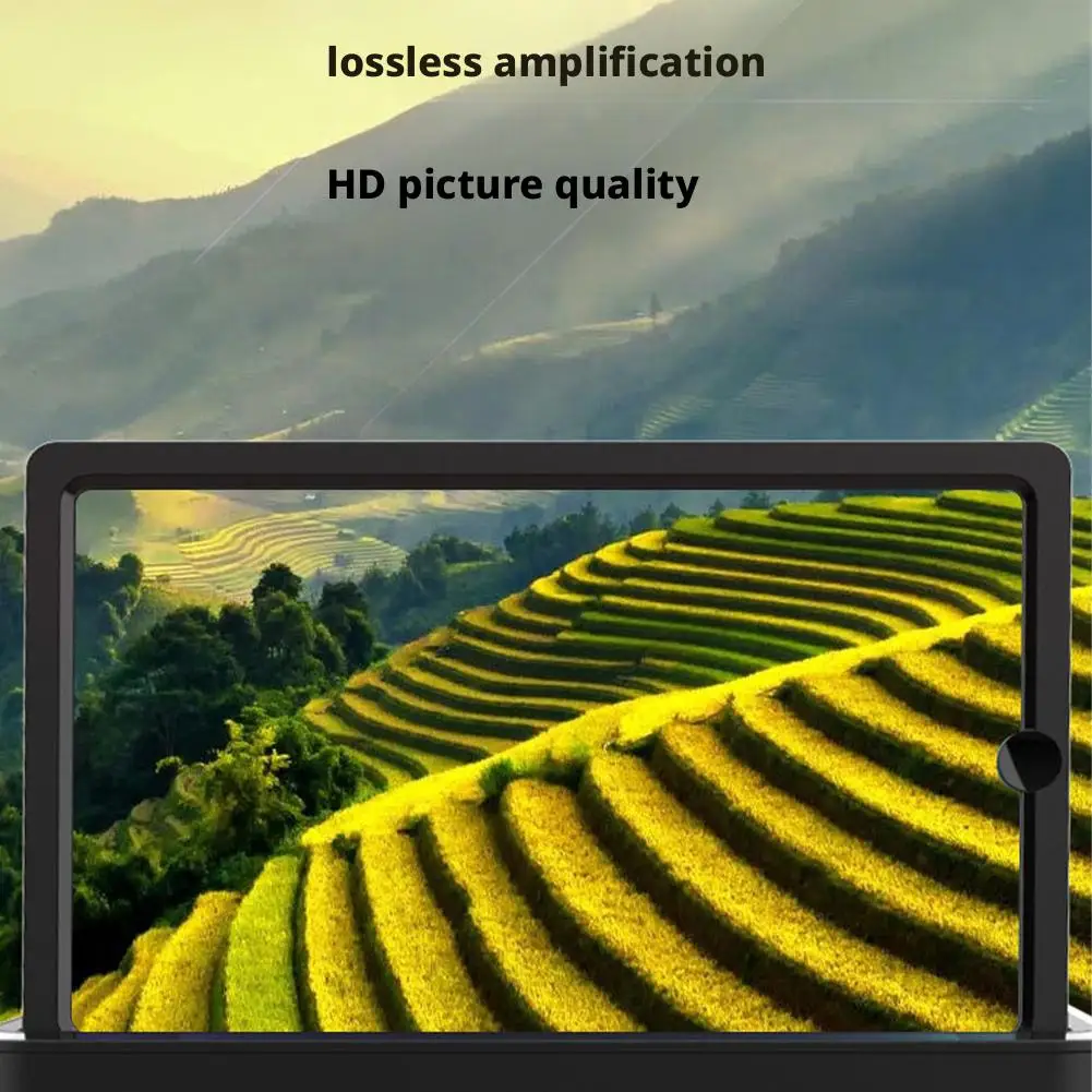 10/12/14Inch 3D Cell Phone Screen Amplifier HD Video Amplifier Stand Bracket For All Smartphone Enlarged Screen Phone Accessorie