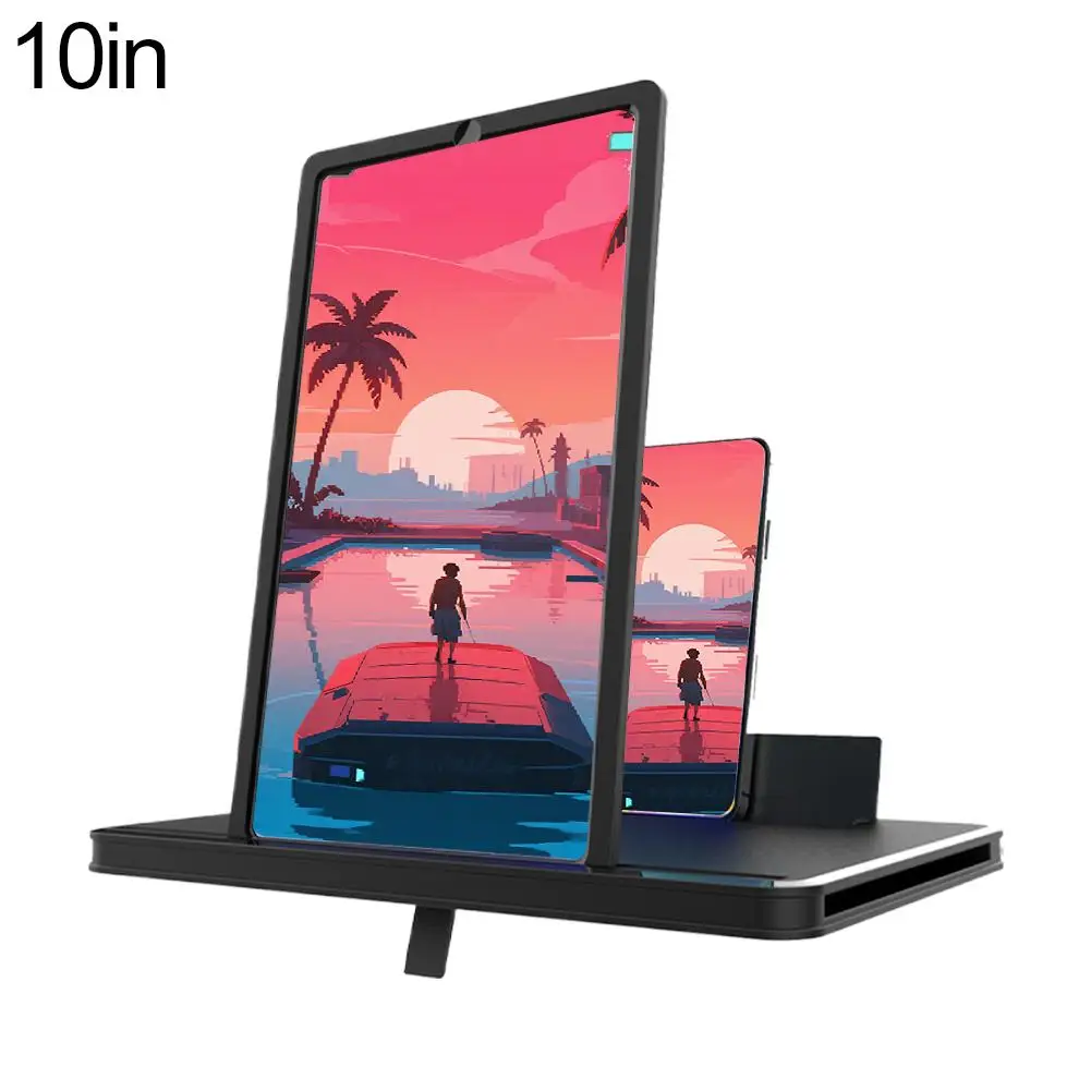 10/12/14Inch 3D Cell Phone Screen Amplifier HD Video Amplifier Stand Bracket For All Smartphone Enlarged Screen Phone Accessorie