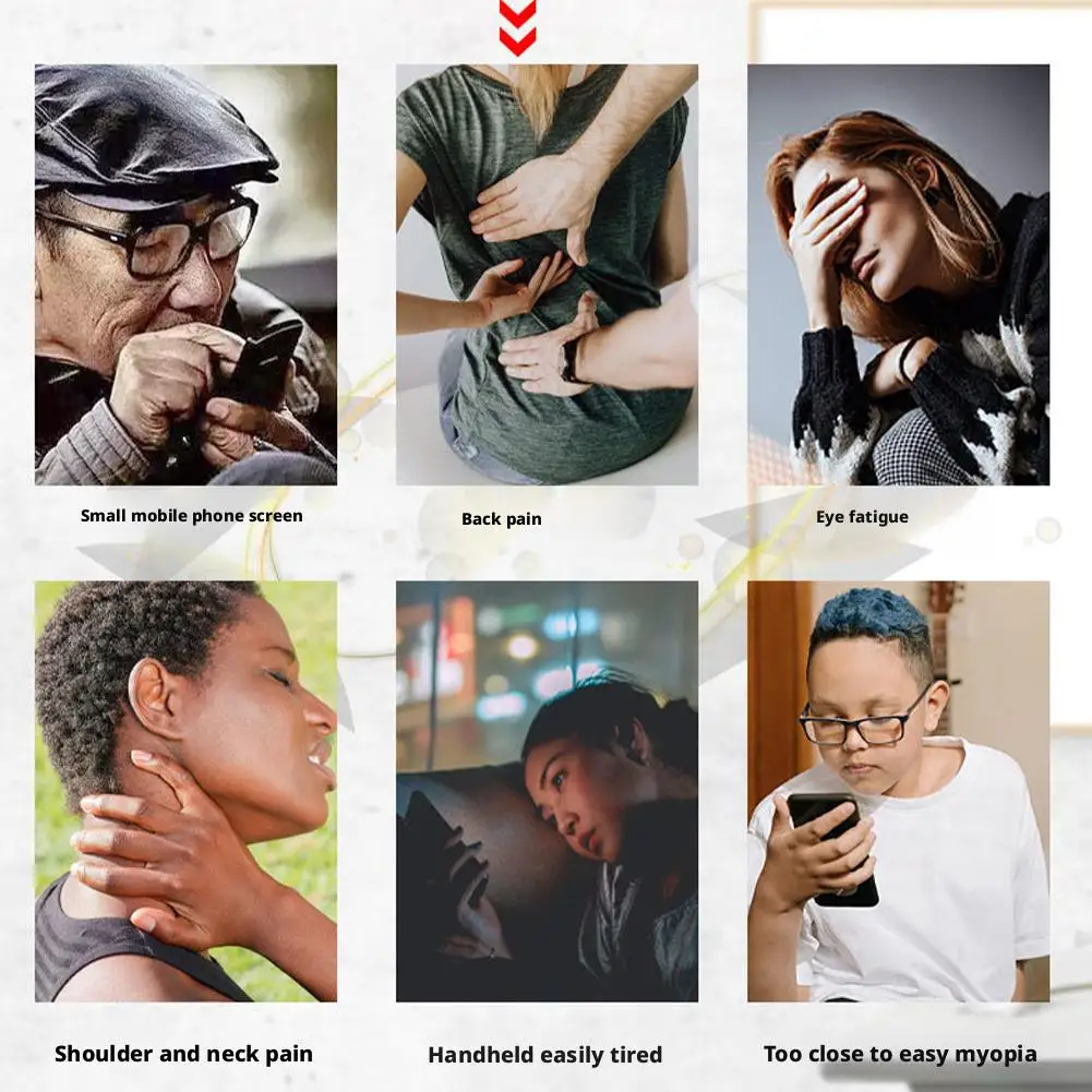 10/12/14Inch 3D Cell Phone Screen Amplifier HD Video Amplifier Stand Bracket For All Smartphone Enlarged Screen Phone Accessorie