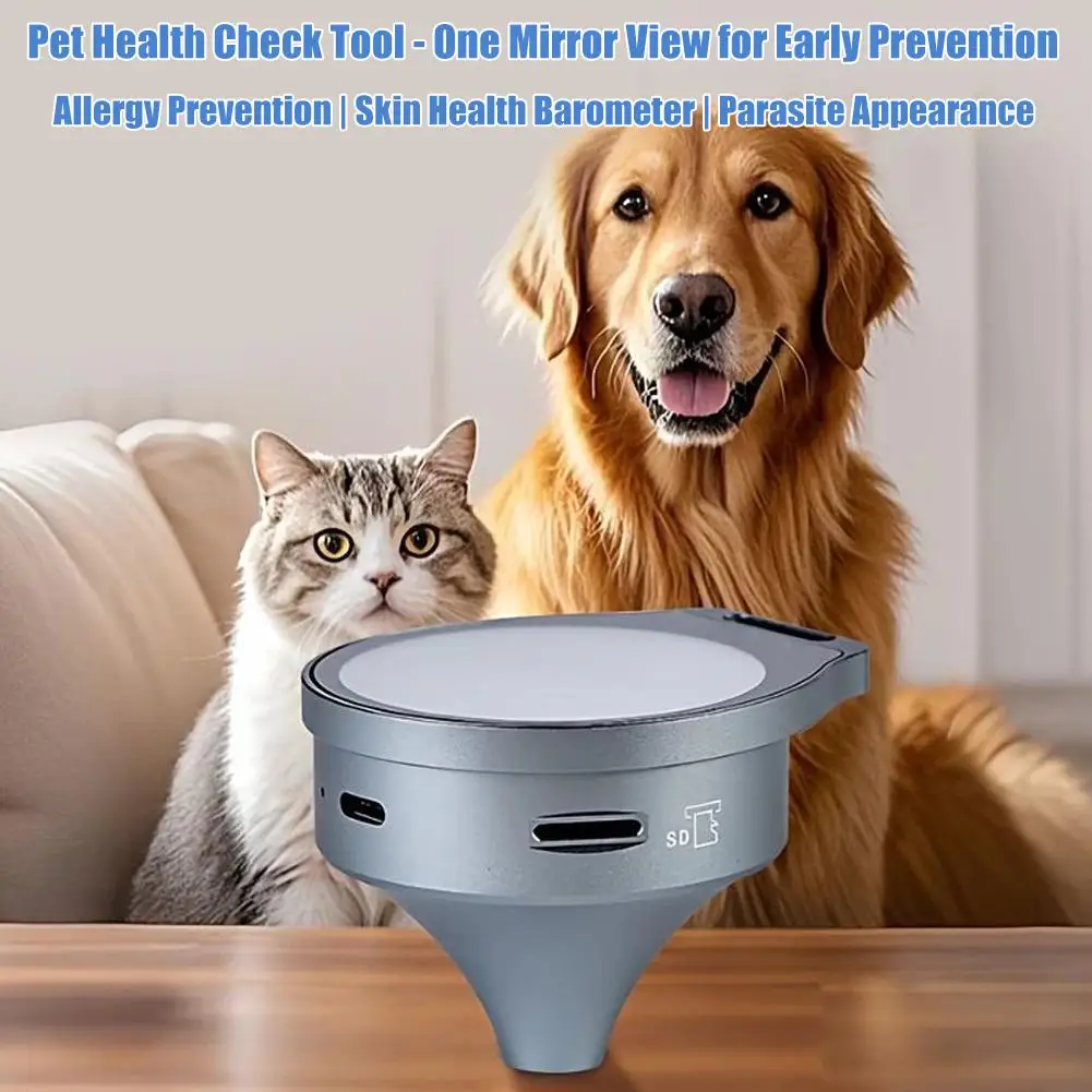 7X/11X/15X Three-step Zoom Magnifier Digital Microscope With LED HD Screen Funnel Microscope Magnifying Glass For Home Office