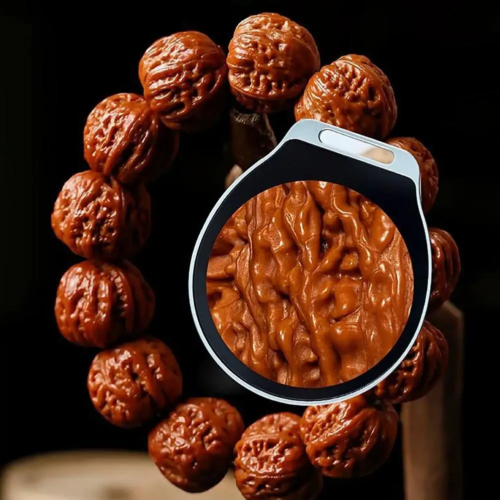 7X/11X/15X Three-step Zoom Magnifier Digital Microscope With LED HD Screen Funnel Microscope Magnifying Glass For Home Office