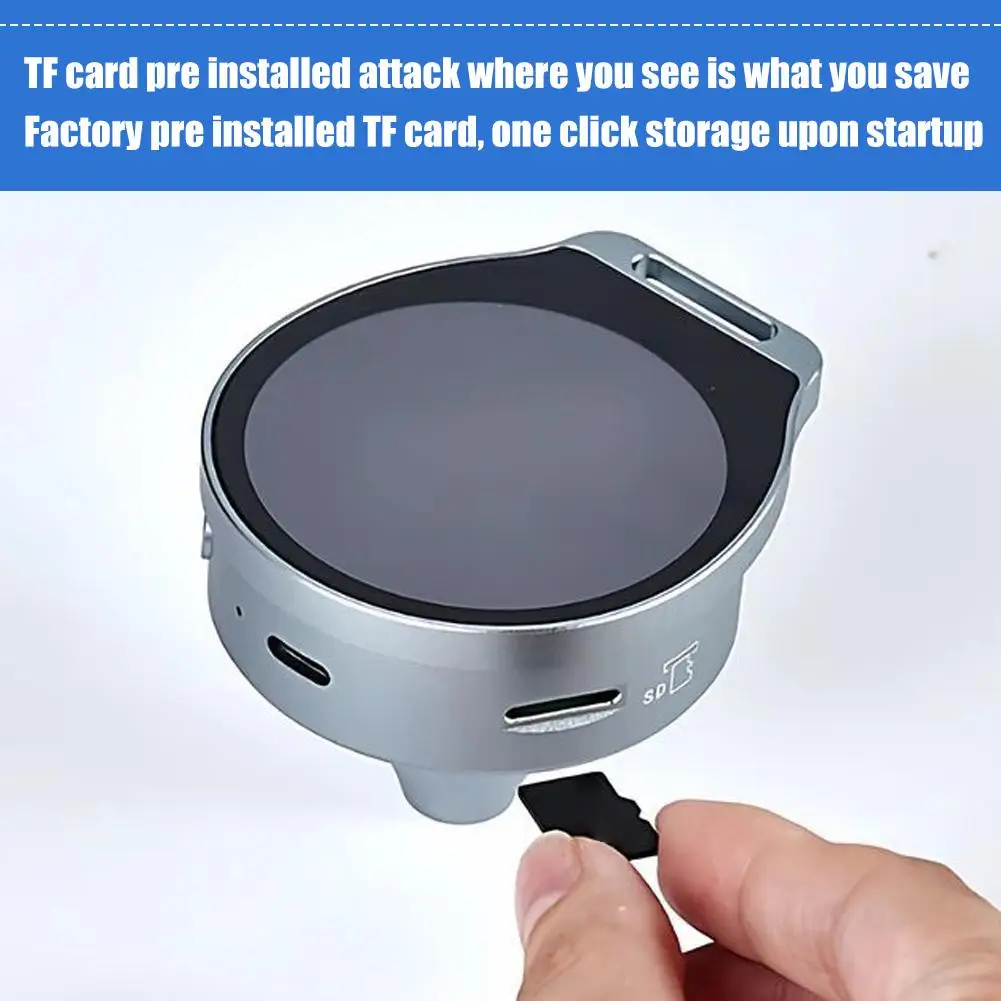 7X/11X/15X Three-step Zoom Magnifier Digital Microscope With LED HD Screen Funnel Microscope Magnifying Glass For Home Office