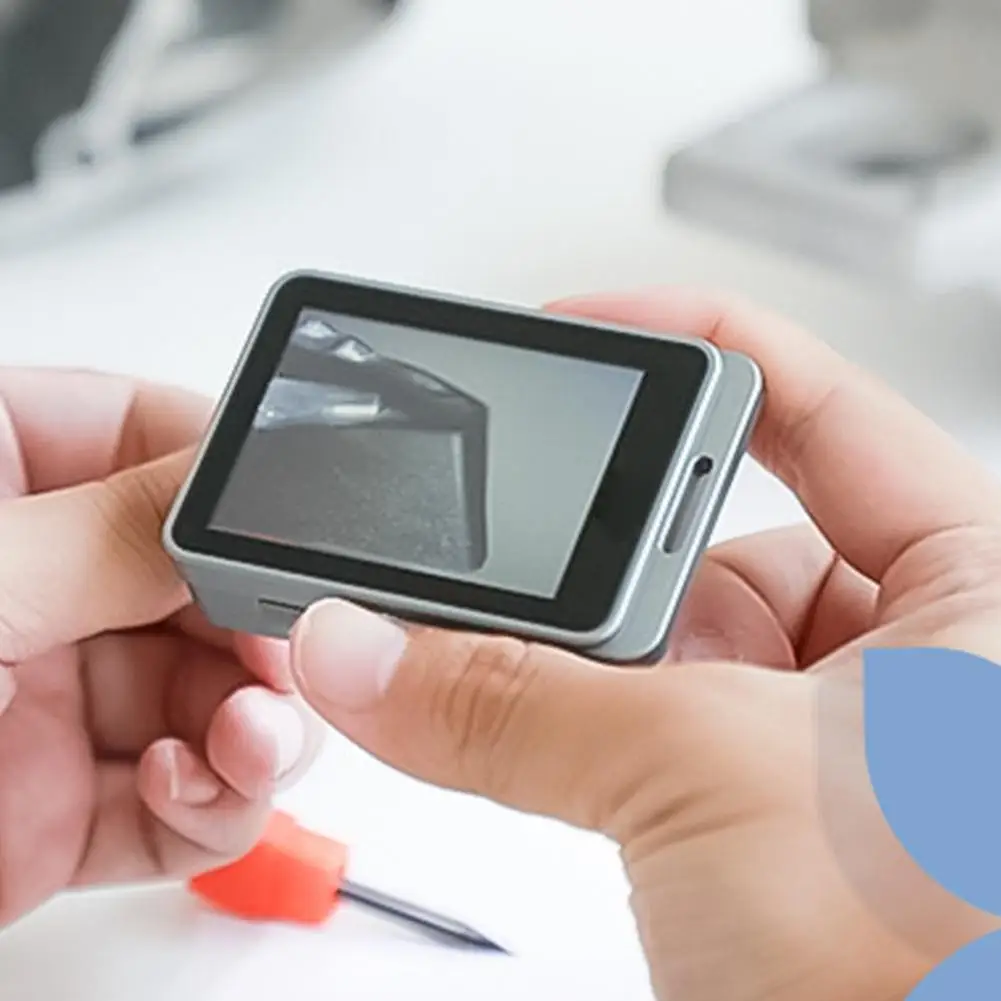 7X/11X/15X Three-step Zoom Magnifier Digital Microscope With LED HD Screen Funnel Microscope Magnifying Glass For Home Office