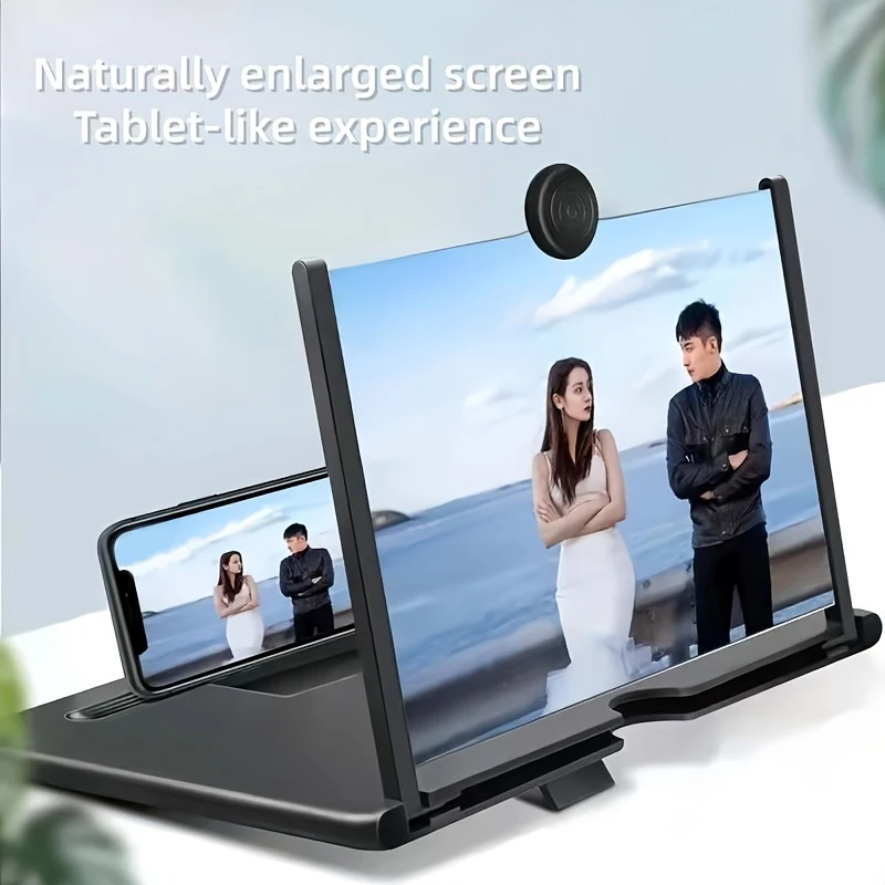 3D HD Phone Screen Amplifier Projector, Foldable Stand for Movies Videos Games, Compatible with All 10 Inch Smartphones 3D HD Phone Screen Amplifier Projector, Foldable Stand for Movies Videos Games, Compatible with All 10 Inch Smartphones