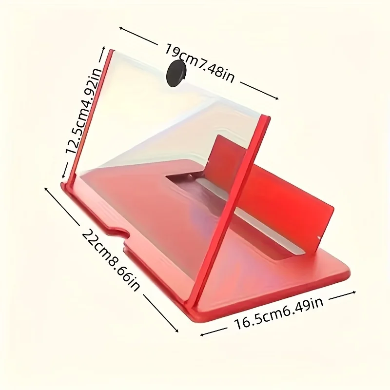 3D HD Phone Screen Amplifier Projector, Foldable Stand for Movies Videos Games, Compatible with All 10 Inch Smartphones 3D HD Phone Screen Amplifier Projector, Foldable Stand for Movies Videos Games, Compatible with All 10 Inch Smartphones