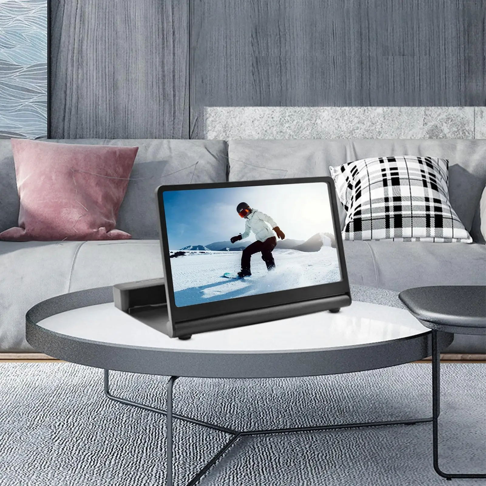 12 Inch HD Phone Screen Amplifier Portable Foldable Magnifier With Built-in Speakers Turns Your Smartphone Into Personal Cinema