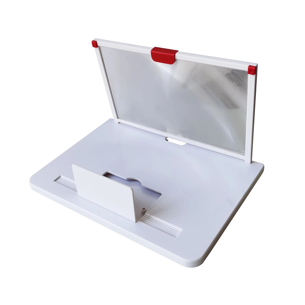 1pcs HD mobile phone screen amplifier with foldable stand - 10/12-inch desktop video magnifier